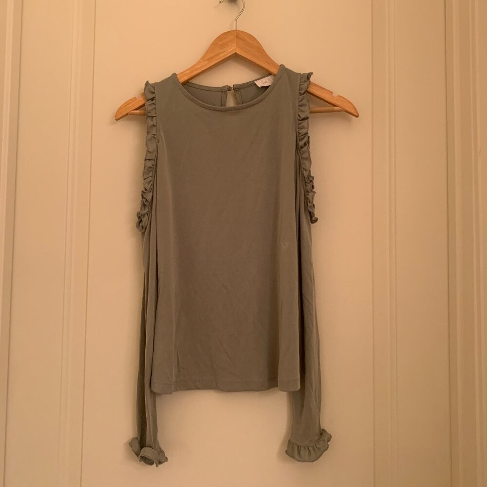 Olive Long Sleeve Blouse